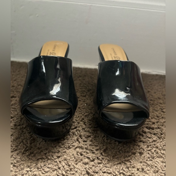 Black heel slides - Picture 3 of 6